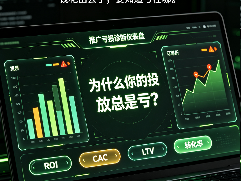 推广复盘：为什么你的投放总是亏？先搞懂这4个数据指标