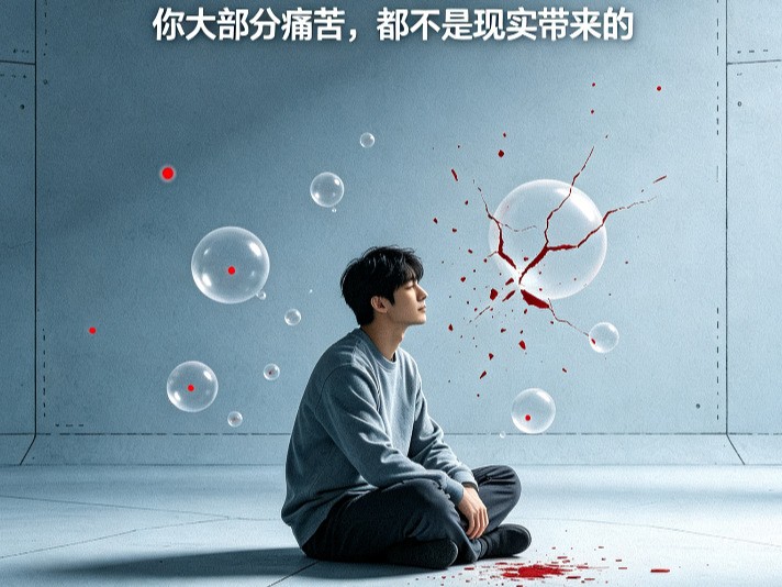 停止大脑内耗，区分现实和念头！你大部分痛苦，都不是现实带来的