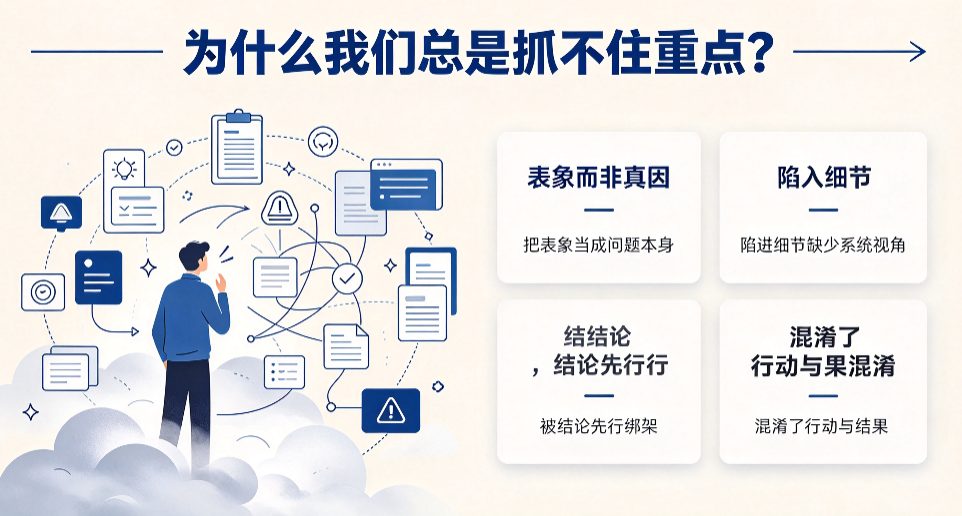 为什么你总抓不住重点？一套提升思维清晰度的系统方法