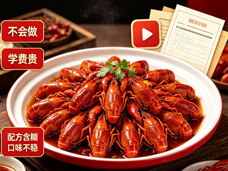 想摆摊卖龙虾不会做？多口味龙虾配方免费领，从炒料到卤水全流程，附视频教程和网盘下载|三二说
