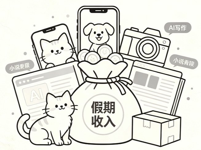 国庆兼职副业指南：这几个网赚项目门槛低、见效快，适合新手尝试！上门喂养宠物、线上居家、线下服务，总有一个适合你