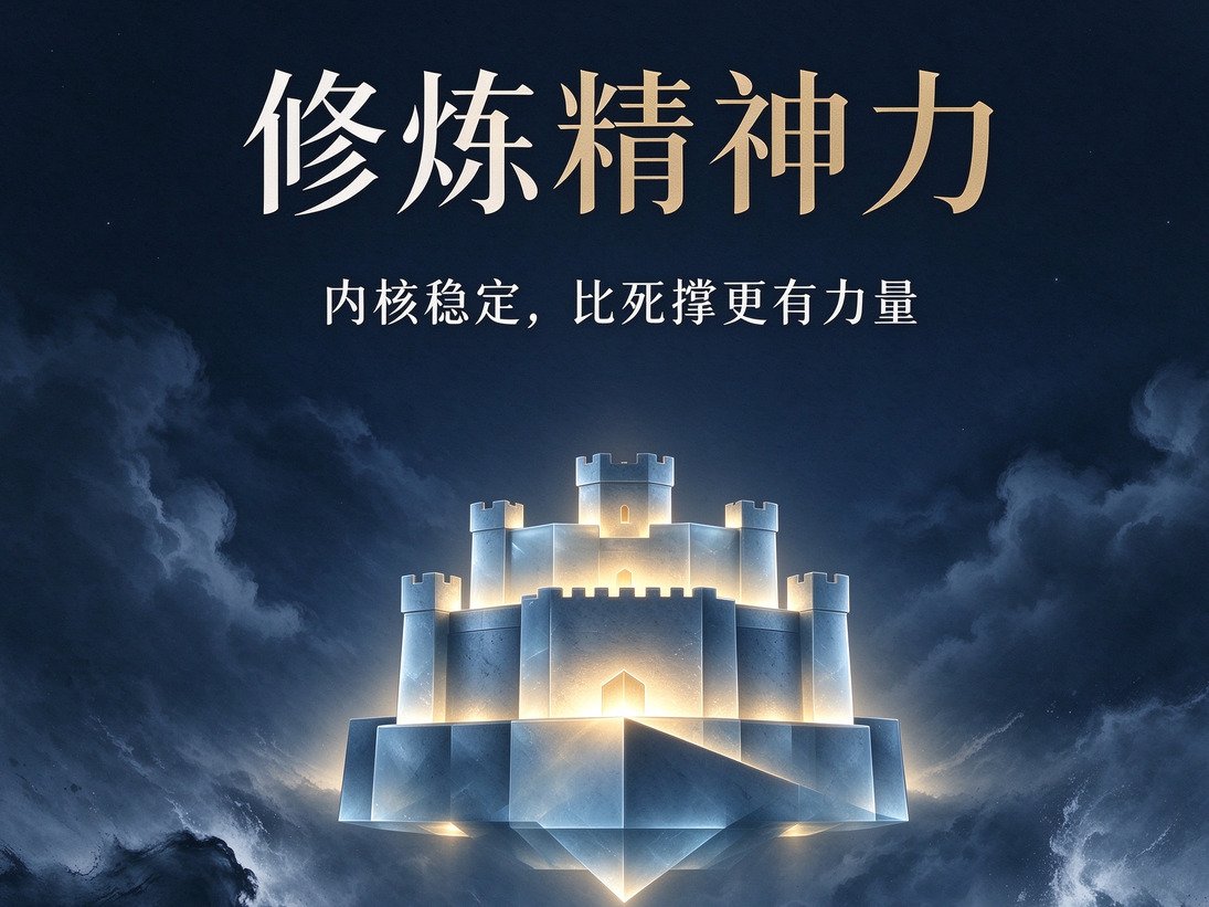 你越是逼自己强大，越容易把自己耗干
