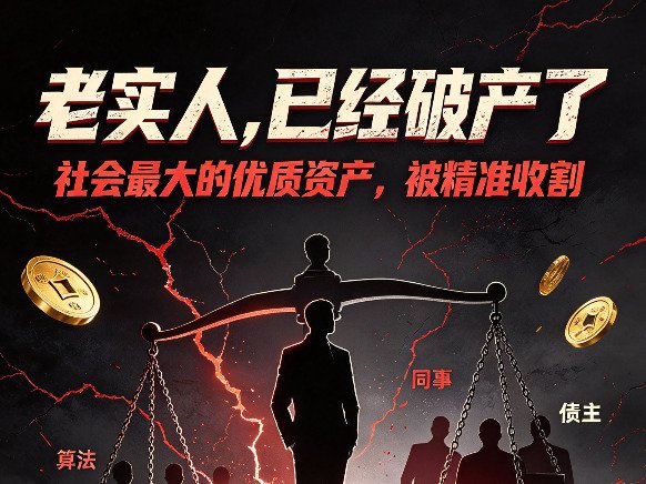 看完这几张截图，我直冒冷汗：这个世界，终究是让老实人承载了一切